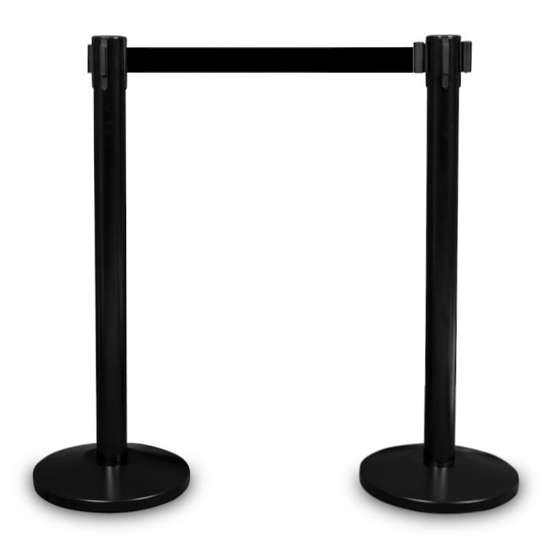 Premium stulpelis, matinis juodas (juoda juosta)
