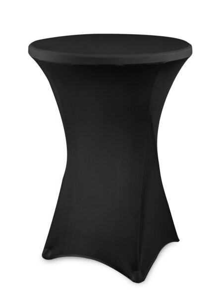 Juoda elastinga staltiesė C80 stalui